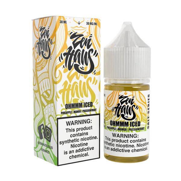 Ohmmm Ice by Zen Haus LIQ Salt 30mL with packaging