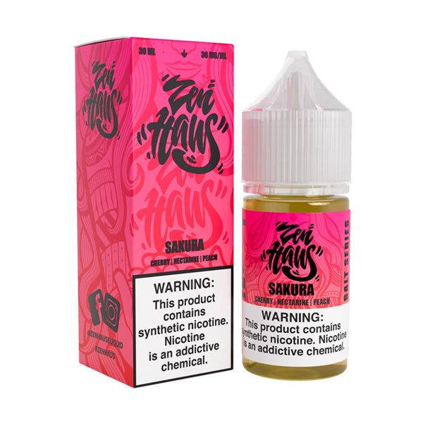 Sakura by Zen Haus LIQ Salt 30mL with packaging