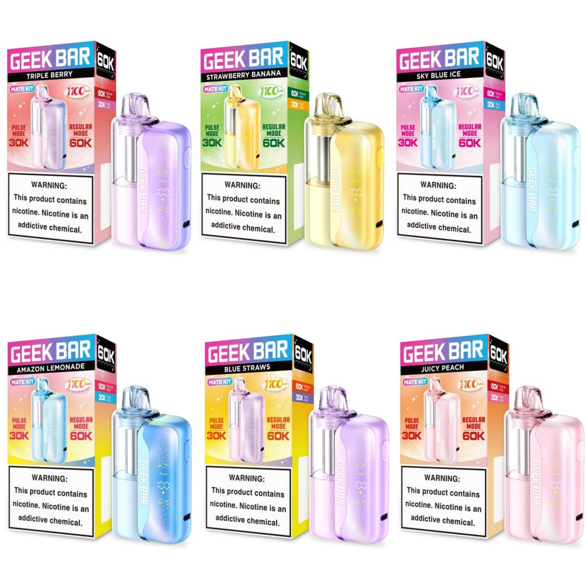 Geek Bar Mate 60K Disposable + Power Dock Group Image