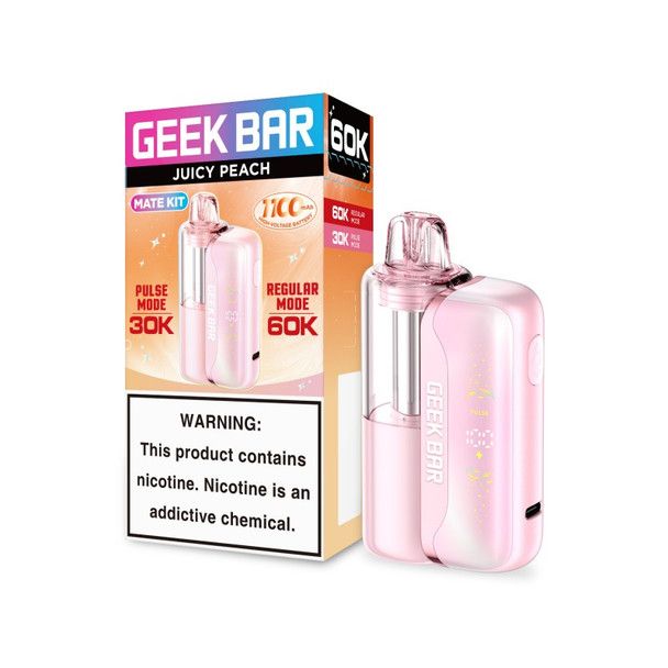 Geek Bar Mate 60K Disposable + Power Dock Juicey Peach