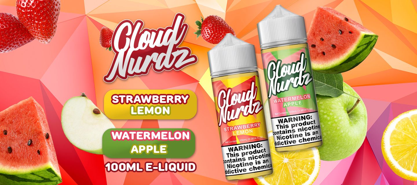 cloud-nurdz-strawberry-lemon+watermelon-apple-100ml-eliquids