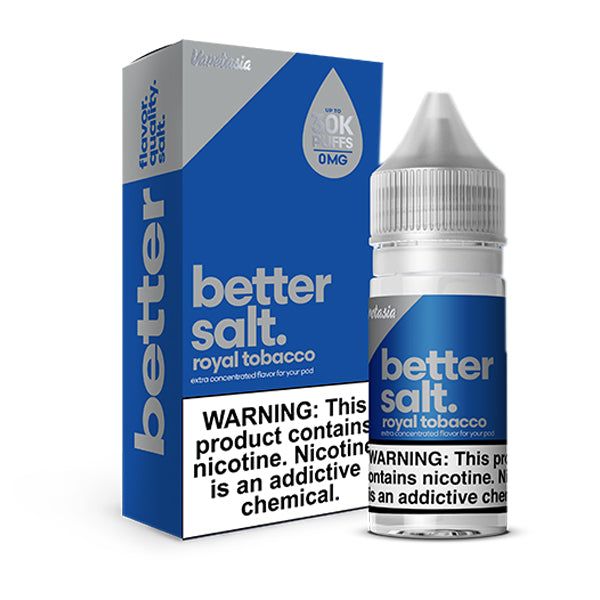Vapetasia Better Salts - Royal Tobacco - 30mL Salts with packaging