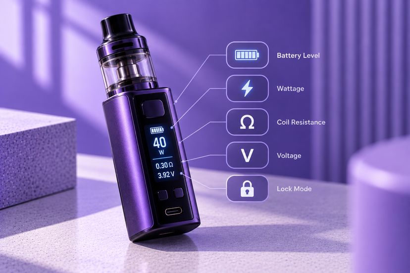 Vape Screen Symbols Explained: A Guide to Common Display Indicators